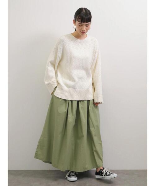 AMERICAN HOLIC(アメリカンホリック)の「サイドスリットタックフレアスカート *(スカート・レディース・イエロー/カーキ/ラベンダー/ホワイト系その他6・FREE)」の18枚目の写真