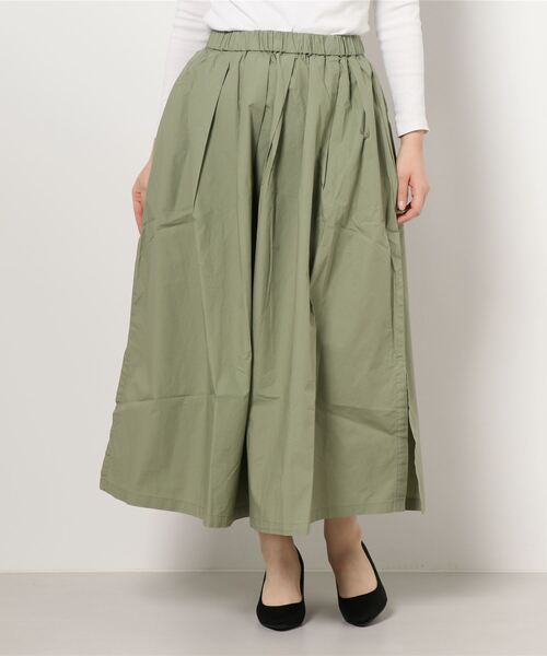 AMERICAN HOLIC(アメリカンホリック)の「サイドスリットタックフレアスカート *(スカート・レディース・イエロー/カーキ/ラベンダー/ホワイト系その他6・FREE)」の9枚目の写真