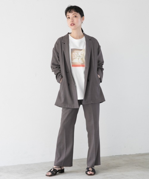 LOWRYS FARM（ローリーズファーム）の「フォトプリントＴＥＥＳＳ　938877（Tシャツ/カットソー・レディース・ホワイト/グレー/オフホワイト・FREE）」の17枚目の写真