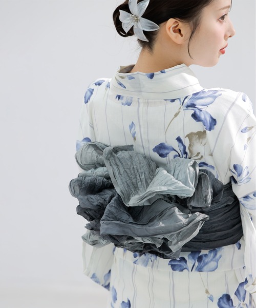 Dita(ディータ)の「1人で着られる浴衣5点セット 和歌山染工日本染め(ゆかた・しわへこ帯・下駄・着付け本・腰ひも)【K】(浴衣・レディース・その他5/その他2/その他8/その他3/その他1/その他7/その他6/その他4/その他9/その他11/その他10/その他12/その他13/その他14/その他15/その他16/その他17/その他18/その他19/その他20・FREE)」の22枚目の写真