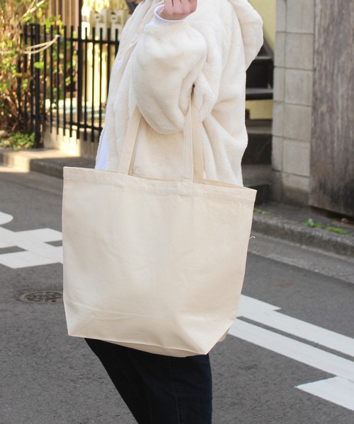 United Athle(ユナイテッドアスレ)の「【UNITED ATHLE】ユナイテッドアスレ ヘビーコットンキャンバストートバッグ Lサイズ 1460(トートバッグ・レディース・ベージュ系1/ブラック/ネイビー/ライトグレー/ナチュラル/ベージュ系4/ベージュ系3/ベージュ系2/レッド・L)」の10枚目の写真