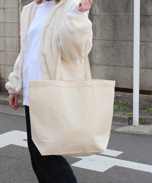 United Athle(ユナイテッドアスレ)の「【UNITED ATHLE】ユナイテッドアスレ ヘビーコットンキャンバストートバッグ Lサイズ 1460(トートバッグ・レディース・ベージュ系1/ブラック/ネイビー/ライトグレー/ナチュラル/ベージュ系4/ベージュ系3/ベージュ系2/レッド・L)」の17枚目の写真