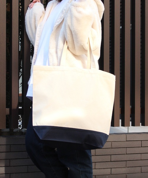 United Athle(ユナイテッドアスレ)の「【UNITED ATHLE】ユナイテッドアスレ ヘビーコットンキャンバストートバッグ Lサイズ 1460(トートバッグ・レディース・ベージュ系1/ブラック/ネイビー/ライトグレー/ナチュラル/ベージュ系4/ベージュ系3/ベージュ系2/レッド・L)」の21枚目の写真