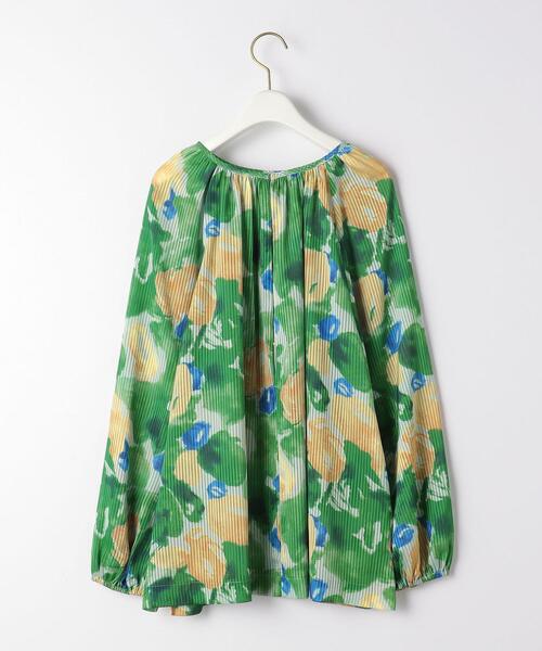 BRACTMENT(ブラクトメント)の「『BRACTMENT(ブラクトメント)』 BM 2WAYラグラン プリントブラウス(シャツ/ブラウス・レディース・ケリー/ダークブラウン・FREE)」の3枚目の写真