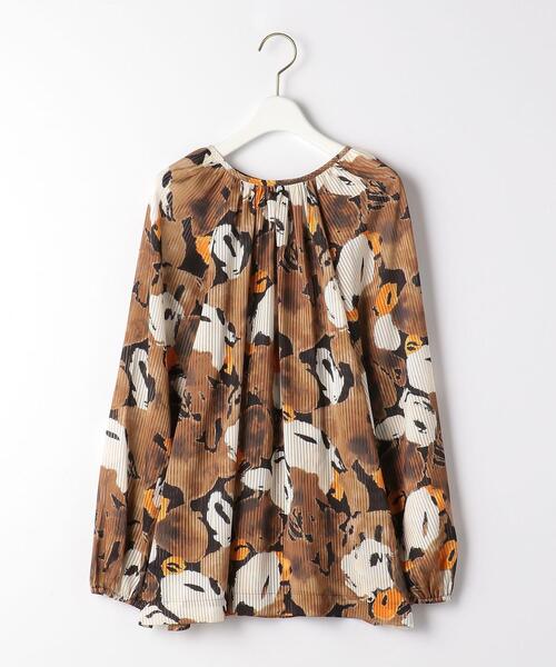 BRACTMENT(ブラクトメント)の「『BRACTMENT(ブラクトメント)』 BM 2WAYラグラン プリントブラウス(シャツ/ブラウス・レディース・ケリー/ダークブラウン・FREE)」の12枚目の写真