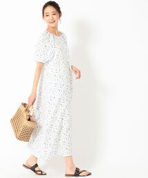 B:MING by BEAMS | B:MING by BEAMS / パフスリーブ プリント ワンピース(ワンピース)