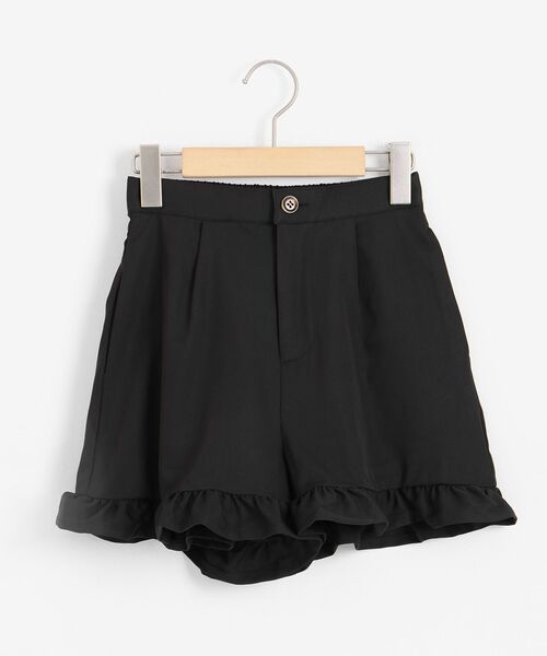 MAJESTIC LEGON(マジェスティックレゴン)の「ガーリーフリルショートパンツ(その他パンツ・レディース・サンドベージュ/ベージュ/ブラック・SMALL/MEDIUM)」の14枚目の写真