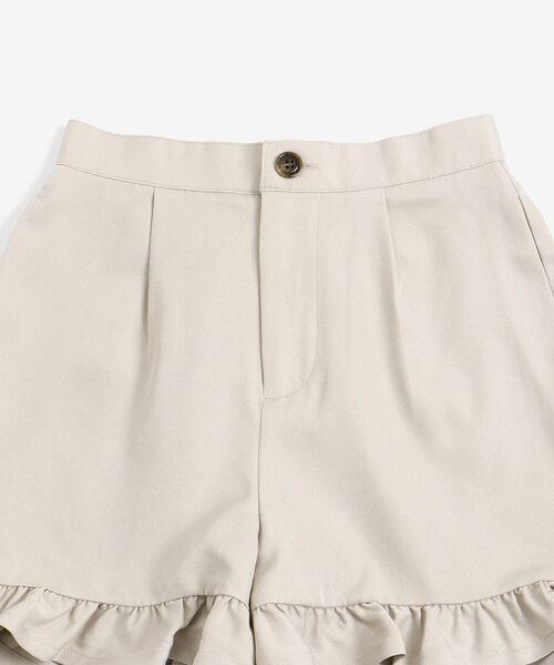 MAJESTIC LEGON(マジェスティックレゴン)の「ガーリーフリルショートパンツ(その他パンツ・レディース・サンドベージュ/ベージュ/ブラック・SMALL/MEDIUM)」の16枚目の写真