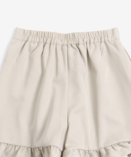 MAJESTIC LEGON(マジェスティックレゴン)の「ガーリーフリルショートパンツ(その他パンツ・レディース・サンドベージュ/ベージュ/ブラック・SMALL/MEDIUM)」の17枚目の写真