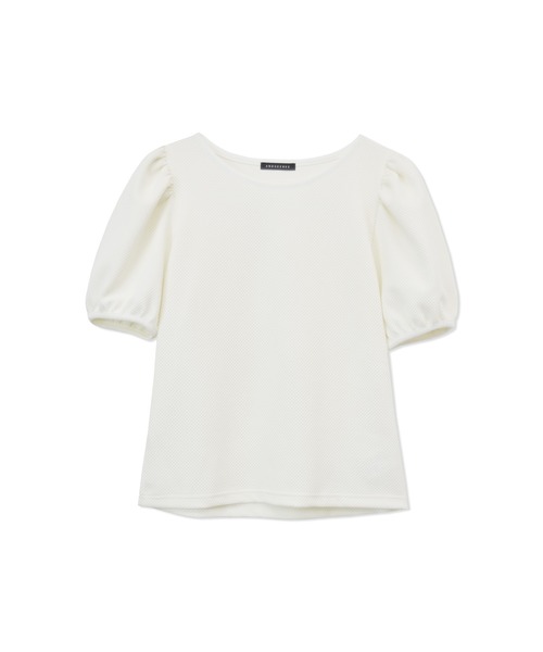 ANDGEEBEE（アンジービー）の「パフスリーブコンパクトトップス（その他トップス・レディース・ブラック/ホワイト・MEDIUM）」の14枚目の写真