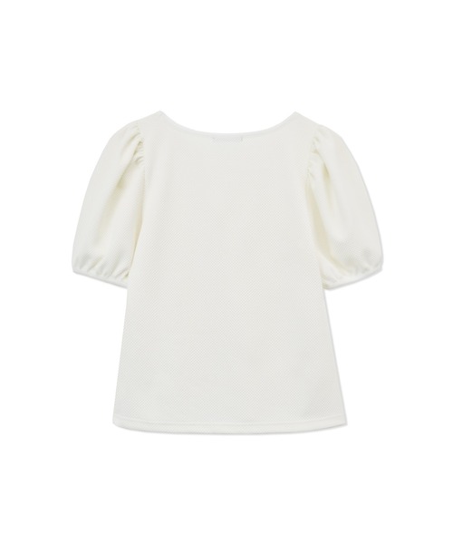 ANDGEEBEE（アンジービー）の「パフスリーブコンパクトトップス（その他トップス・レディース・ブラック/ホワイト・MEDIUM）」の11枚目の写真