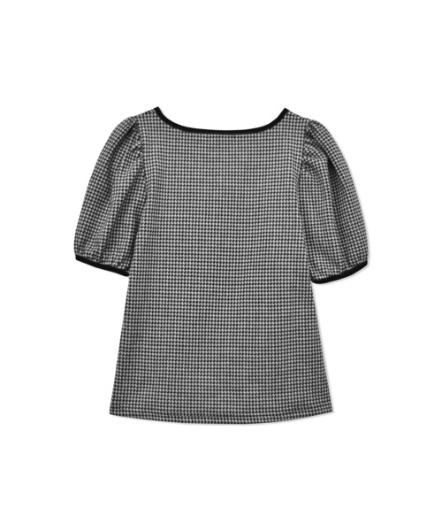 ANDGEEBEE（アンジービー）の「パフスリーブコンパクトトップス（その他トップス・レディース・ブラック/ホワイト・MEDIUM）」の7枚目の写真