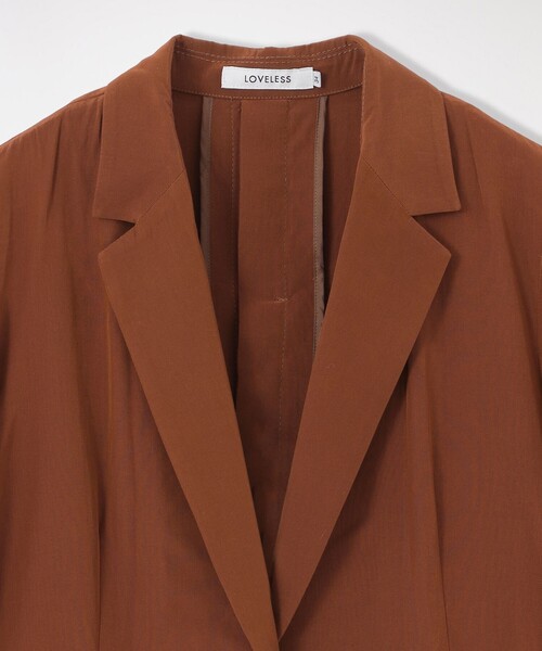LOVELESS(ラブレス)の「FAbRICA ライト ジャケット(テーラードジャケット・レディース・ブラウン/グリーン・34/36)」の14枚目の写真