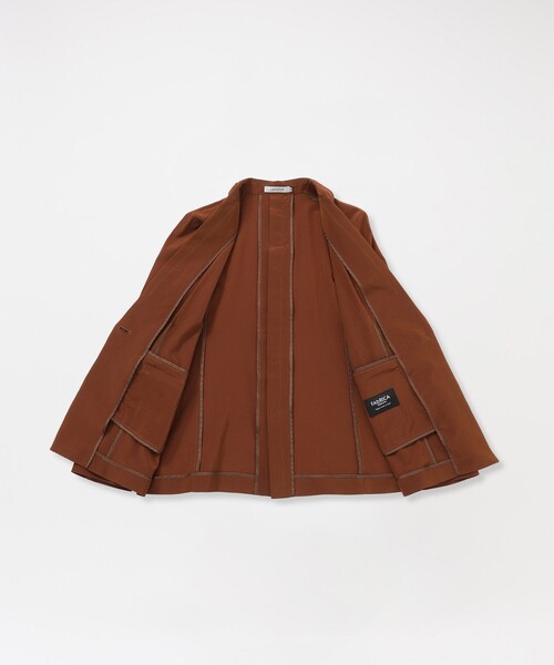 LOVELESS(ラブレス)の「FAbRICA ライト ジャケット(テーラードジャケット・レディース・ブラウン/グリーン・34/36)」の12枚目の写真