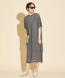 BEAUTY&YOUTH UNITED ARROWS | BY∴ シフォンドルマンスリーブワンピース -ウォッシャブル-(ワンピース)