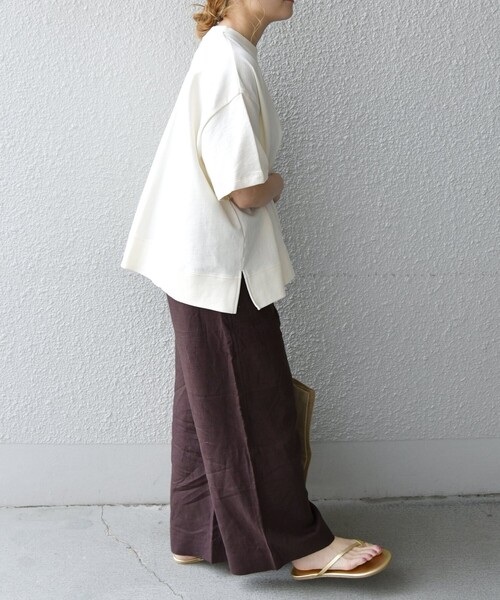 SHIPS any(シップス エニィ)の「SHIPS any: ミニ裏毛 ワイド プルオーバー〈UVカット〉(その他トップス・レディース・ホワイト/チャコールグレー/ピンク・ONE SIZE)」の17枚目の写真