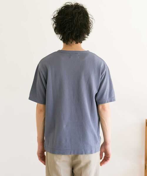 URBAN RESEARCH DOORS（アーバンリサーチドアーズ）の「鹿の子ショートスリーブTシャツ（Tシャツ/カットソー・メンズ・ブラウン/ブルー系その他/ベージュ・38/40）」の18枚目の写真