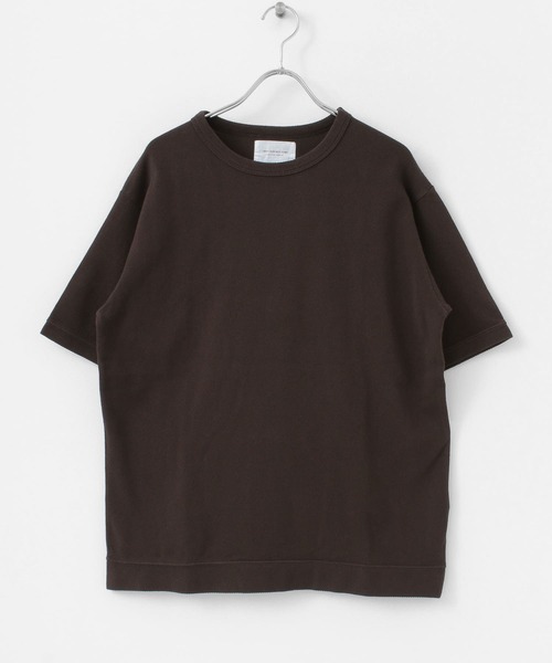 URBAN RESEARCH DOORS（アーバンリサーチドアーズ）の「鹿の子ショートスリーブTシャツ（Tシャツ/カットソー・メンズ・ブラウン/ブルー系その他/ベージュ・38/40）」の19枚目の写真