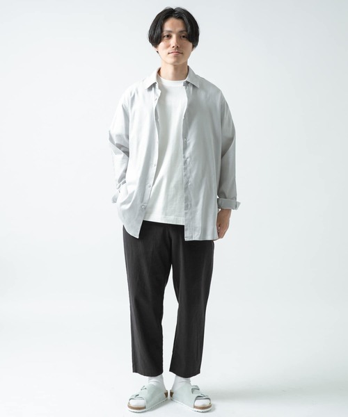 ITEMS URBANRESEARCH（アイテムズ アーバンリサーチ）の「綿麻イージーパンツ（その他パンツ・メンズ・ブルー/ベージュ/パープル/ブラック・LARGE/MEDIUM）」の11枚目の写真
