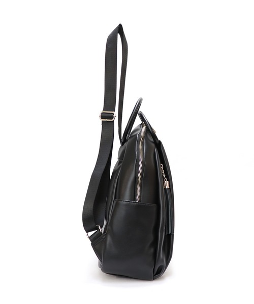 BASE（ベース）の「レディース パスケース付 リュック（バックパック/リュック・レディース・アイボリー/ベージュ/ブラック/ブルー/グリーン/ガンメタ・FREE）」の14枚目の写真