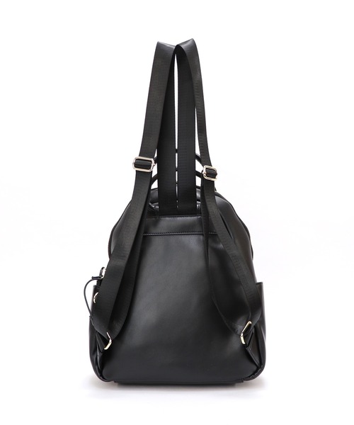 BASE（ベース）の「レディース パスケース付 リュック（バックパック/リュック・レディース・アイボリー/ベージュ/ブラック/ブルー/グリーン/ガンメタ・FREE）」の13枚目の写真