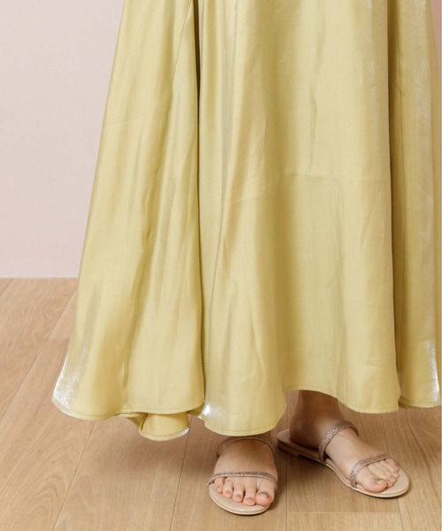 flower（フラワー）の「グロッシャーフレアスカート（スカート・レディース・アイボリー/カーキ・FREE）」の10枚目の写真