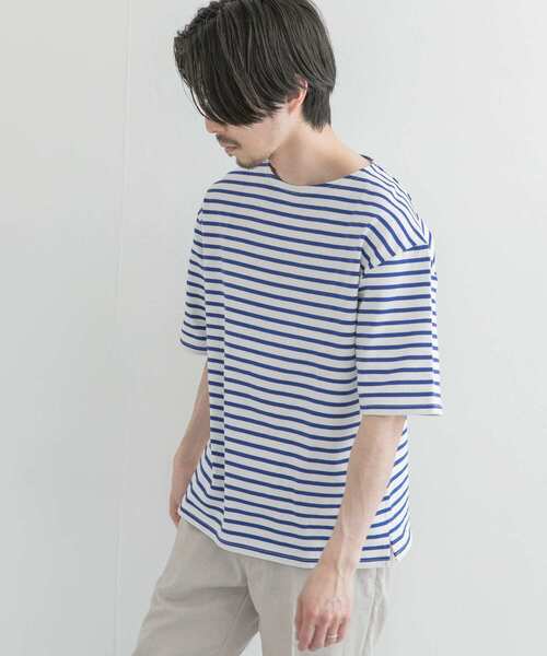 URBAN RESEARCH（アーバンリサーチ）の「バスクTシャツ（Tシャツ/カットソー・メンズ・オートミール/ブラック/チャコールグレー/グリーン系その他/その他1/ホワイト/その他2・MEDIUM/LARGE/SMALL）」の7枚目の写真