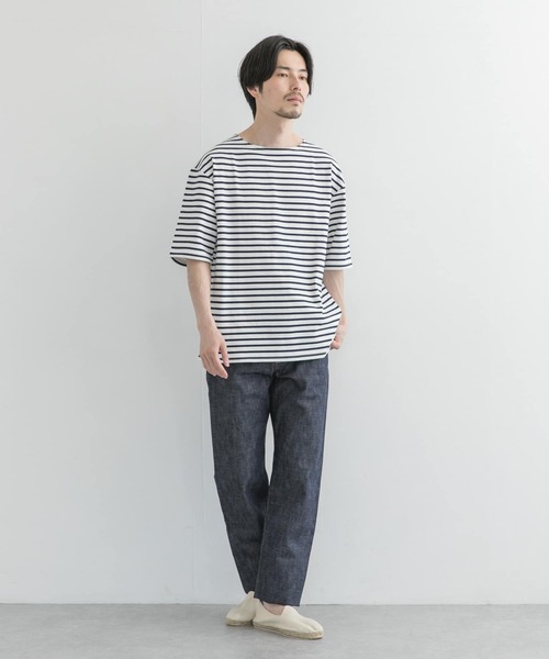 URBAN RESEARCH（アーバンリサーチ）の「バスクTシャツ（Tシャツ/カットソー・メンズ・オートミール/ブラック/チャコールグレー/グリーン系その他/その他1/ホワイト/その他2・MEDIUM/LARGE/SMALL）」の11枚目の写真