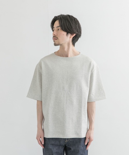 URBAN RESEARCH（アーバンリサーチ）の「バスクTシャツ（Tシャツ/カットソー・メンズ・オートミール/ブラック/チャコールグレー/グリーン系その他/その他1/ホワイト/その他2・MEDIUM/LARGE/SMALL）」の19枚目の写真