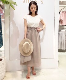 L Size Onward 大きいサイズ エルサイズ オンワード レディース のワンピース ベージュ系 通販 Zozotown