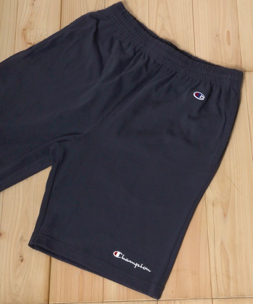 Champion(チャンピオン)の「Champion/チャンピオン スウェット ワンポイント刺繍 ショートパンツ(その他パンツ・メンズ・ホワイト/ブラック/ネイビー/グレー/オリーブ/チャコール/レッド/イエロー・S/M/L/XL)」の1枚目の写真