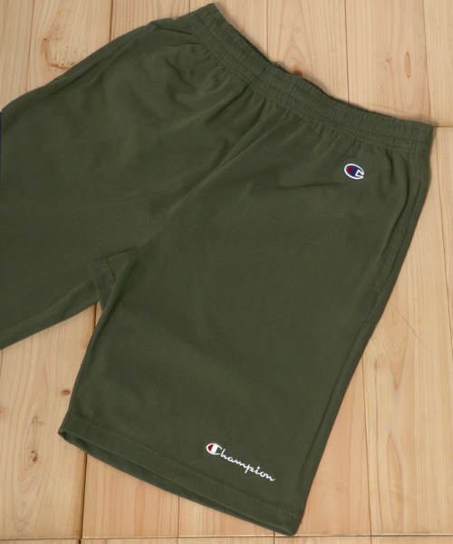 Champion(チャンピオン)の「Champion/チャンピオン スウェット ワンポイント刺繍 ショートパンツ(その他パンツ・メンズ・ホワイト/ブラック/ネイビー/グレー/オリーブ/チャコール/レッド/イエロー・S/M/L/XL)」の6枚目の写真
