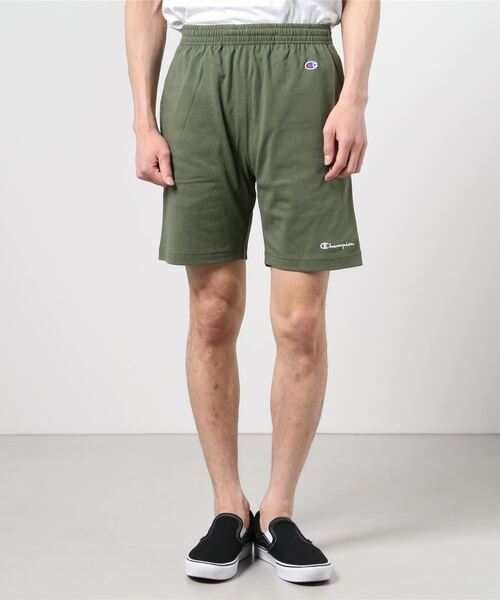 Champion(チャンピオン)の「Champion/チャンピオン スウェット ワンポイント刺繍 ショートパンツ(その他パンツ・メンズ・ホワイト/ブラック/ネイビー/グレー/オリーブ/チャコール/レッド/イエロー・S/M/L/XL)」の22枚目の写真