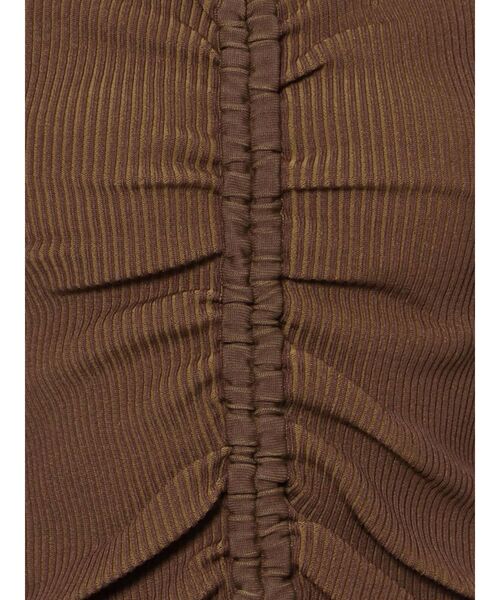 EMODA（エモダ）の「ドローストリングリブニット（ニット/セーター・レディース・ブラック/ブラウン/アイボリー/ミント・FREE）」の17枚目の写真