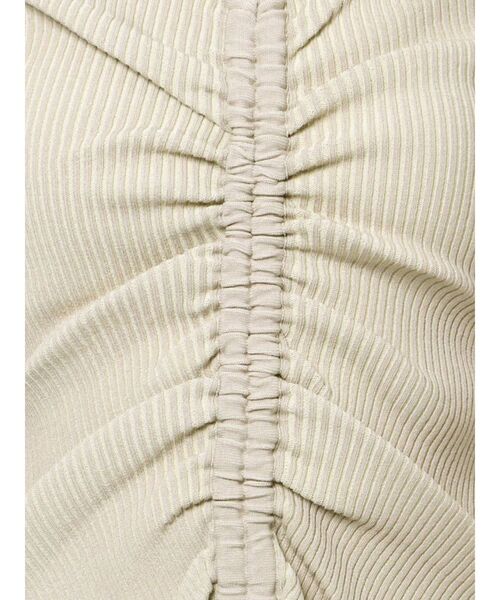 EMODA（エモダ）の「ドローストリングリブニット（ニット/セーター・レディース・ブラック/ブラウン/アイボリー/ミント・FREE）」の7枚目の写真