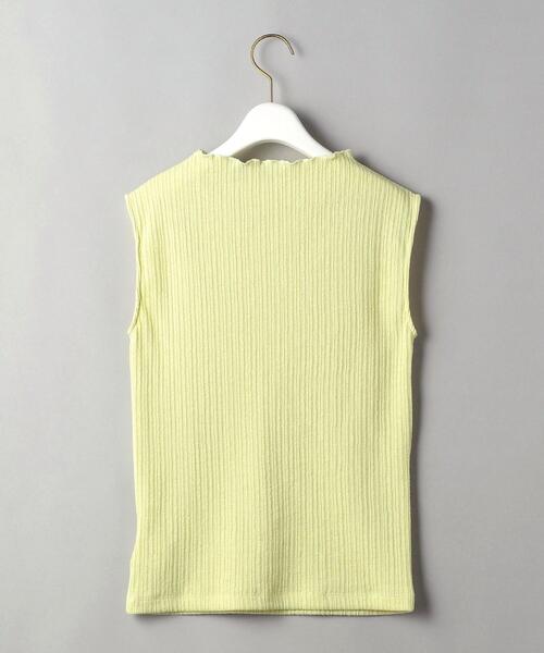 BEAUTY&YOUTH UNITED ARROWS（ビューティーアンドユースユナイテッドアローズ）の「BY ランダムリブボトルネックノースリーブカットソー（Tシャツ/カットソー・レディース・ライム/オフホワイト/ブラック・FREE）」の20枚目の写真