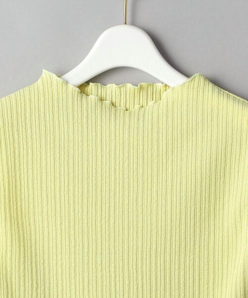 BEAUTY&YOUTH UNITED ARROWS（ビューティーアンドユースユナイテッドアローズ）の「BY ランダムリブボトルネックノースリーブカットソー（Tシャツ/カットソー・レディース・ライム/オフホワイト/ブラック・FREE）」の21枚目の写真