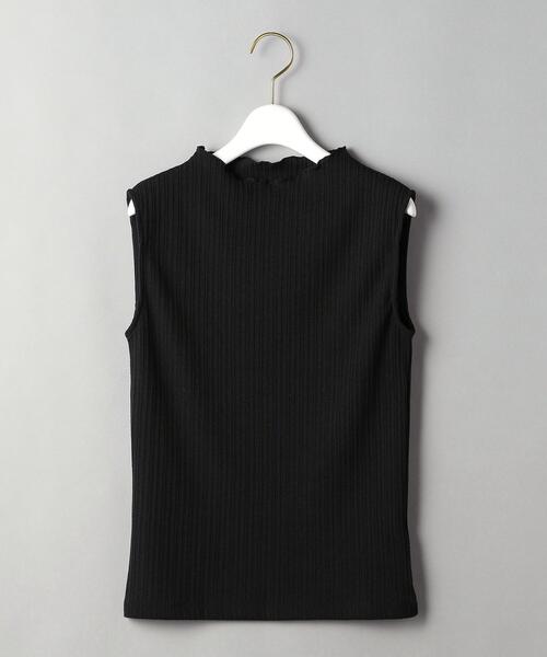 BEAUTY&YOUTH UNITED ARROWS（ビューティーアンドユースユナイテッドアローズ）の「BY ランダムリブボトルネックノースリーブカットソー（Tシャツ/カットソー・レディース・ライム/オフホワイト/ブラック・FREE）」の17枚目の写真
