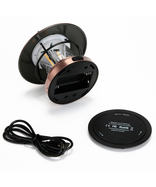 BAREBONES（ベアボーンズ）の「BAREBONES EDISON MINI LANTERN ベアボーンズ ミニエジソンランタン LED 照明 ランタン（照明・メンズ・レッド/ブロンズ/ゴールド系その他・FREE）」の11枚目の写真
