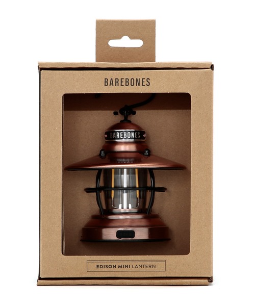 BAREBONES（ベアボーンズ）の「BAREBONES EDISON MINI LANTERN ベアボーンズ ミニエジソンランタン LED 照明 ランタン（照明・メンズ・レッド/ブロンズ/ゴールド系その他・FREE）」の13枚目の写真