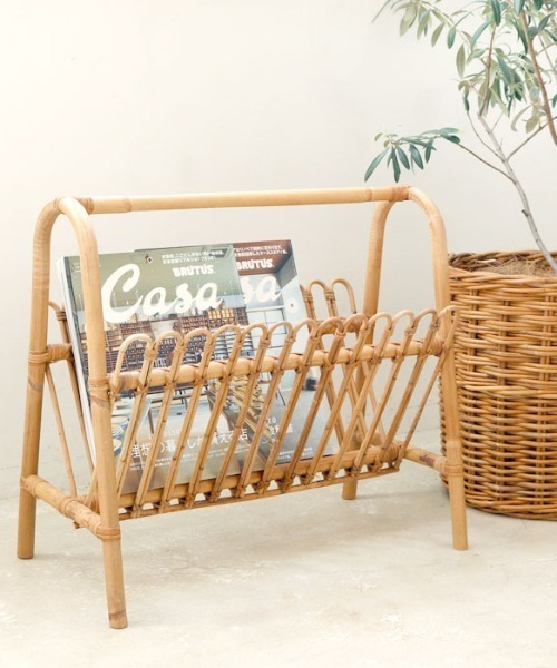 Creer（クレエ）の「マガジンラック JUGLAS / ユグラ（収納グッズ・レディース・ナチュラル・ONE SIZE）」の13枚目の写真