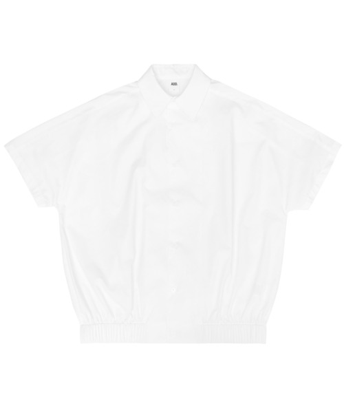 ADD SEOUL（エーディーディーソウル）の「【ADD SEOUL】EASYWEAR BALLOON SHIRT / イージーウェア バルーン リブ シャツ（シャツ/ブラウス・メンズ・ホワイト/ブルー・1/2）」の9枚目の写真