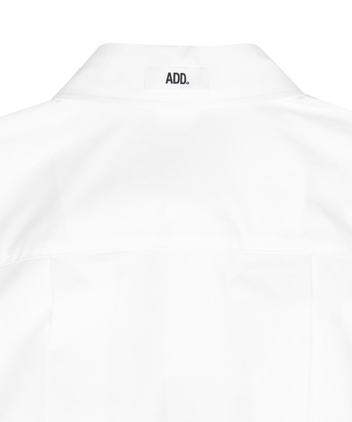ADD SEOUL（エーディーディーソウル）の「【ADD SEOUL】EASYWEAR BALLOON SHIRT / イージーウェア バルーン リブ シャツ（シャツ/ブラウス・メンズ・ホワイト/ブルー・1/2）」の13枚目の写真