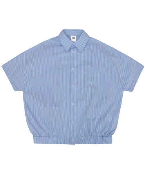 ADD SEOUL（エーディーディーソウル）の「【ADD SEOUL】EASYWEAR BALLOON SHIRT / イージーウェア バルーン リブ シャツ（シャツ/ブラウス・メンズ・ホワイト/ブルー・1/2）」の14枚目の写真