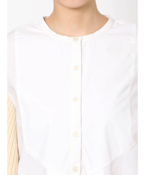 LAGUNAMOON（ラグナムーン）の「ニットボレロドッキングブラウス（シャツ/ブラウス・レディース・アイボリー/グレー・FREE）」の8枚目の写真