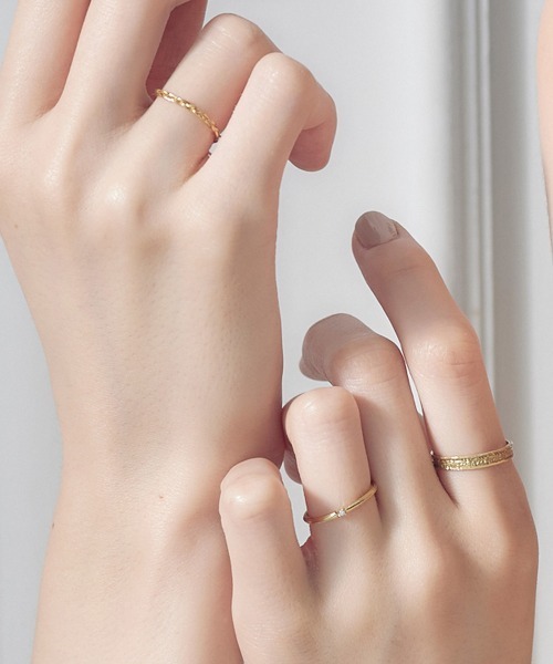 Jolie Toujours(ジョリトゥジュール)の「〈K18GP〉15号アンティークリング(リング・レディース・ゴールド・FREE)」の3枚目の写真