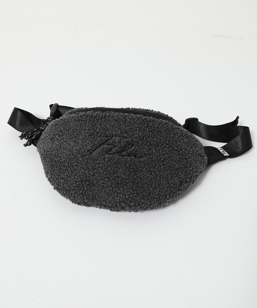 FILA（フィラ）の「【FILA/フィラ】筆記体刺繍 ボアフリース ウエストバッグ（ボディバッグ/ウエストポーチ・レディース・チャコールグレー/ベージュ/ブラウン/スモークピンク・FREE）」の18枚目の写真