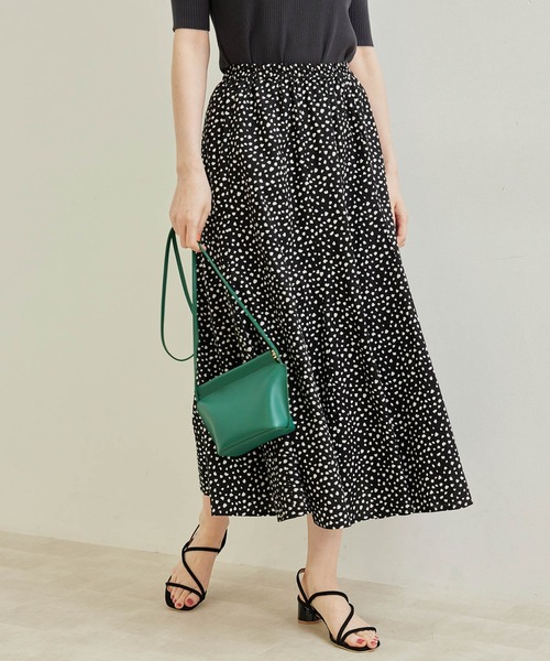 ROPE' PICNIC(ロペピクニック)の「アニマルドットマーメイドフレアスカート(スカート・レディース・ブラック/キャメル/ベージュ・38)」の13枚目の写真