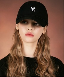 VARZAR | 【VARZAR】MONOGRAM SOFT OVER FIT BALL CAP / バザール モノグラム ロゴ ソフト オーバーフィット ベースボール キャップ(キャップ)