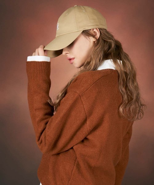 VARZAR（バザール）の「【VARZAR】MONOGRAM SOFT OVER FIT BALL CAP / バザール モノグラム ロゴ ソフト オーバーフィット ベースボール キャップ（キャップ・レディース・ホワイト/ブラック/ブルー/グリーン/イエロー/ベージュ/オレンジ/レッド・FREE）」の20枚目の写真